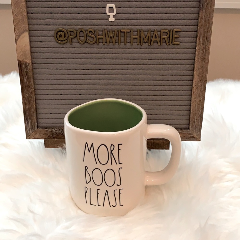 Rae Dunn Halloween More Boos Please mug, New!